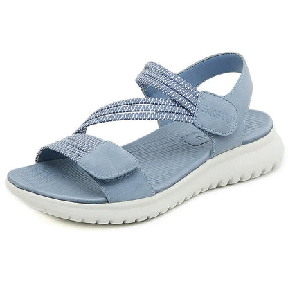 Striped Flat Sandals