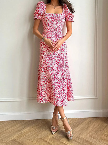 Flowy Floral Summer Dress