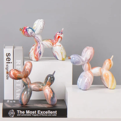 Exquisite Dog Figurine Sculpture