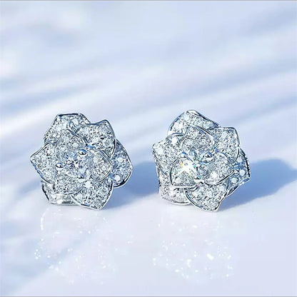 Geometric Zircon Studs