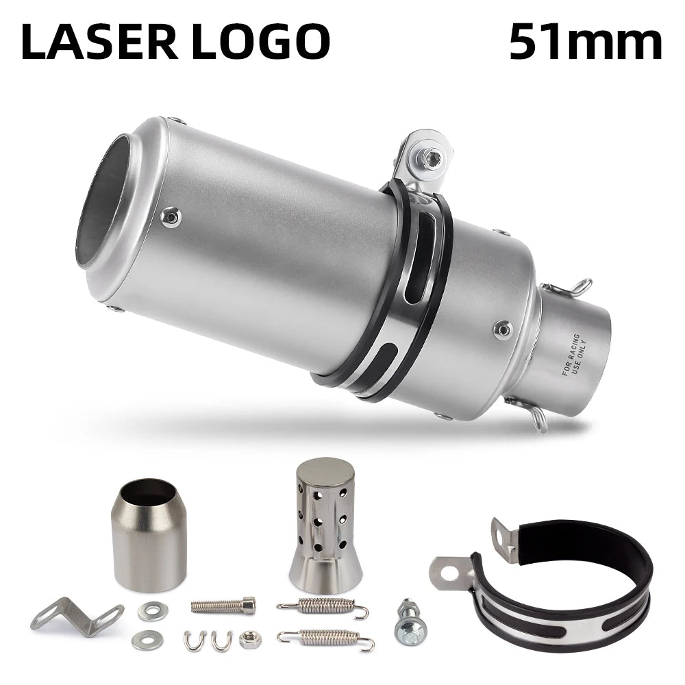 Universal 51mm GP-Project Racing Exhaust Muffler