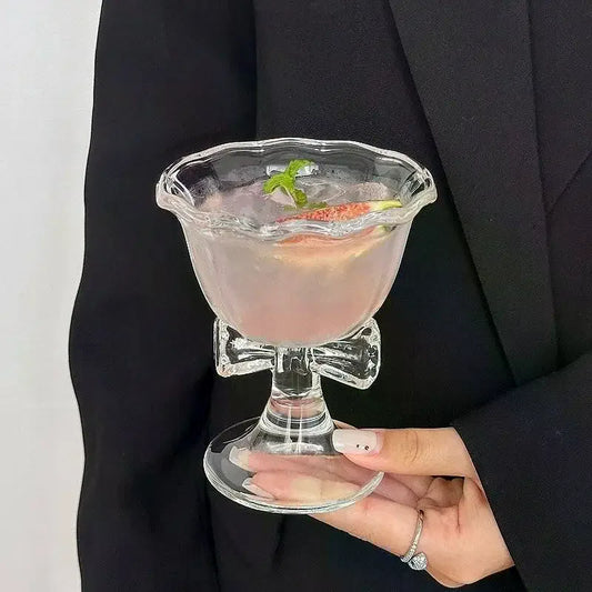 Glass Lemonade Gift Home Bow