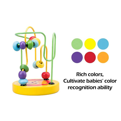 Wooden Bead Maze Toy