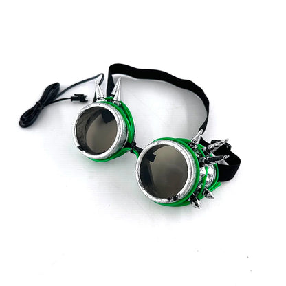 LED Steampunk Party Glasses