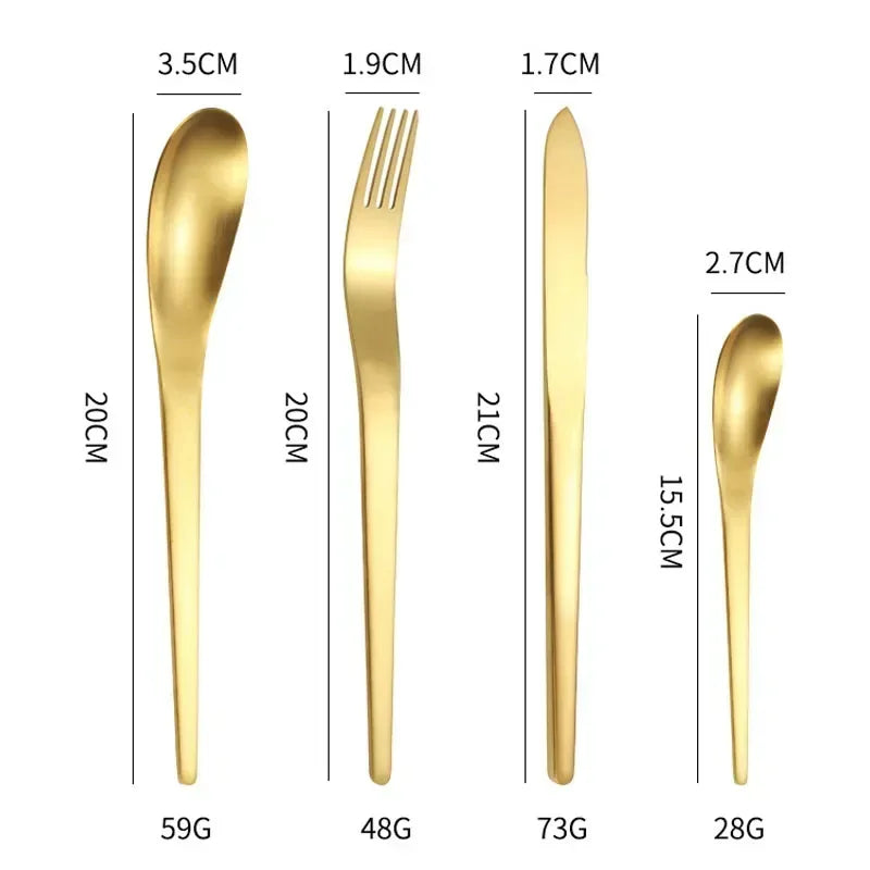 Stainless Steel Western Solid Cutlery Set