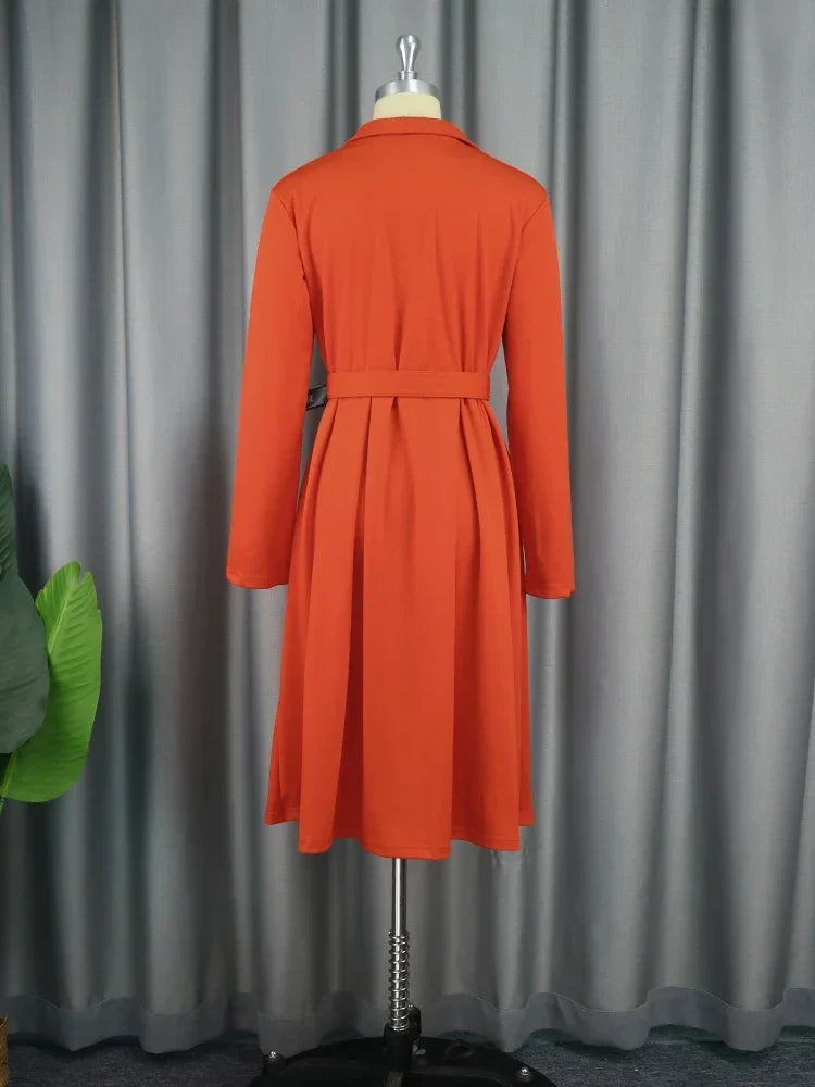 Elegant Office Midi Dress