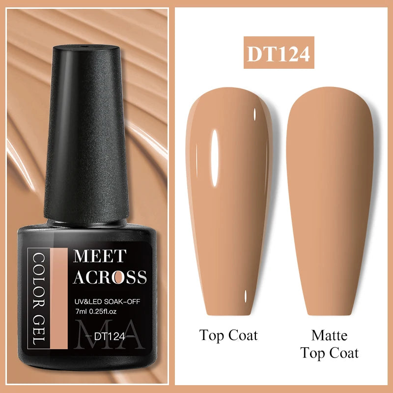 MEET ACROSS Matte Gel Polish