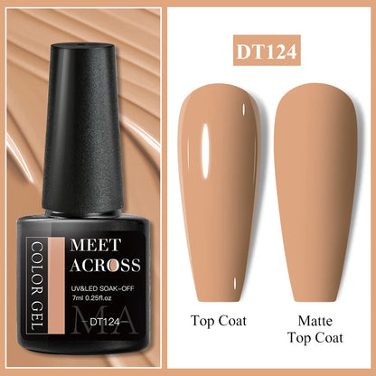 MEET ACROSS Matte Gel Polish