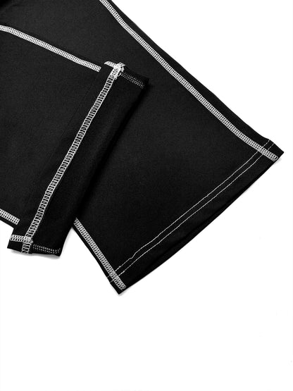 Contrast-Seam Flare Sport Trousers