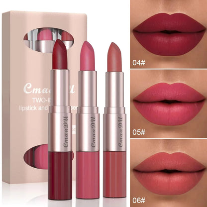 Waterproof Double Head Lipstick Set