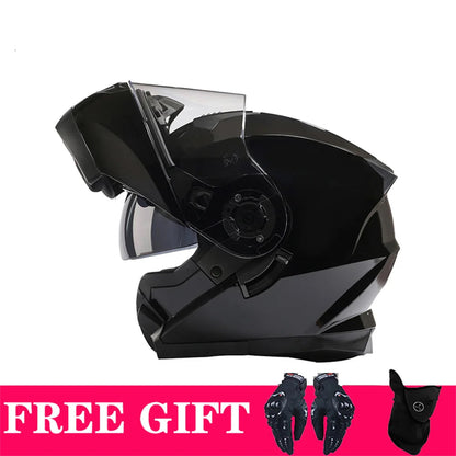 BLD-162 Double-Visor Flip-Up Helmet