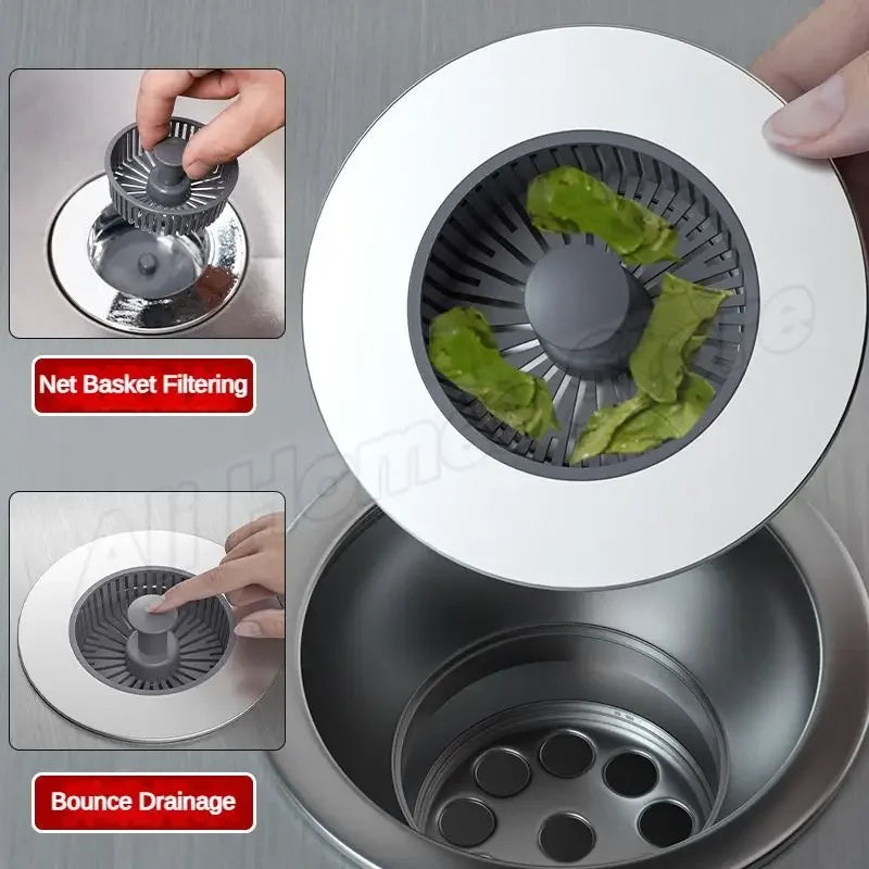 Silver Plated Sink Filter