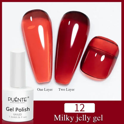 PUENTE Glitter Poly Nail Gel
