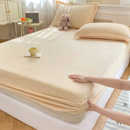 Flannel Fitted Bed Sheet