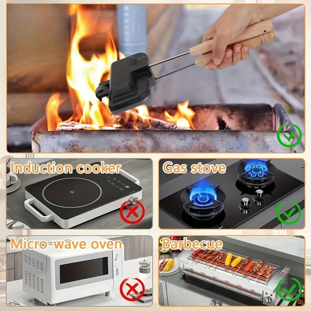 Iron Grill Pan Sandwich Maker