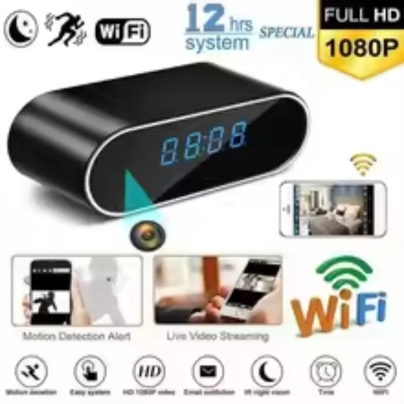 Clock Mini Camera