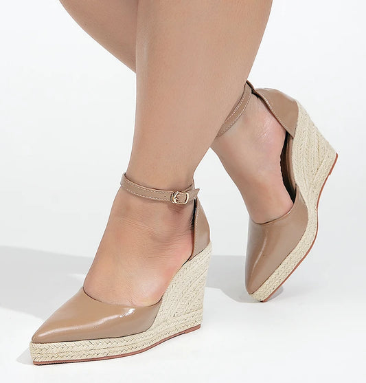 Wedge Espadrille Ankle Sandals