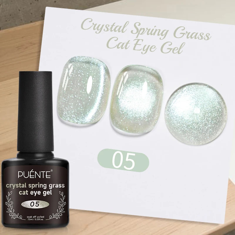 Wine Red Cat Eye Gel Polish