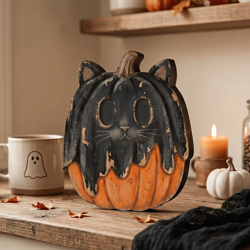 Halloween Wooden Shelf Blocks