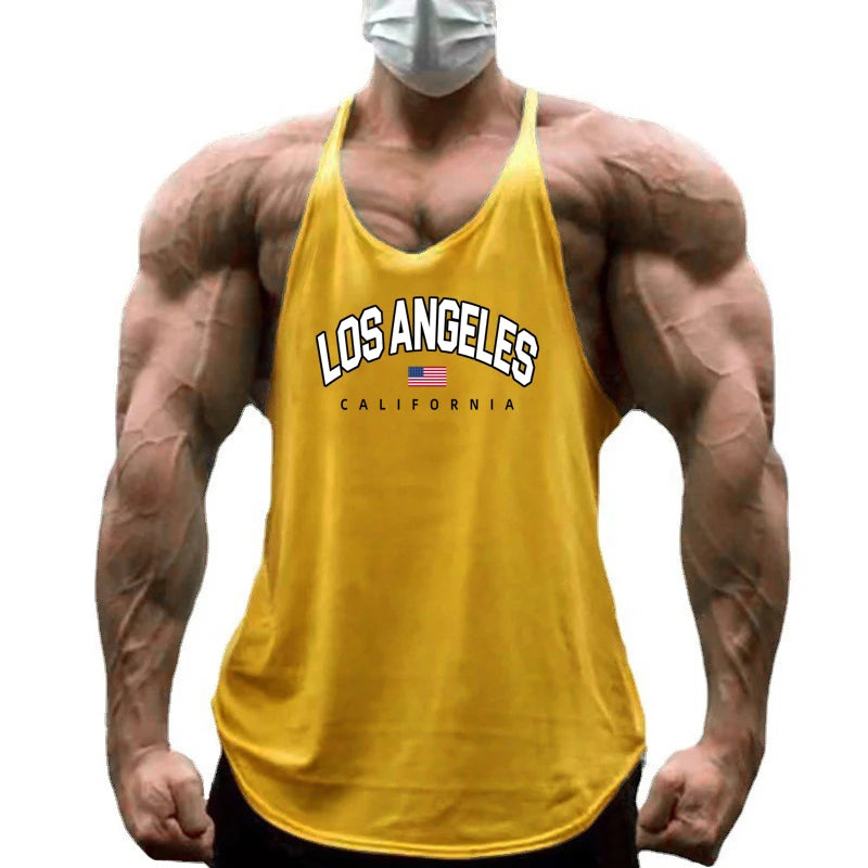 Y-Back Gym Tank Top Cotton
