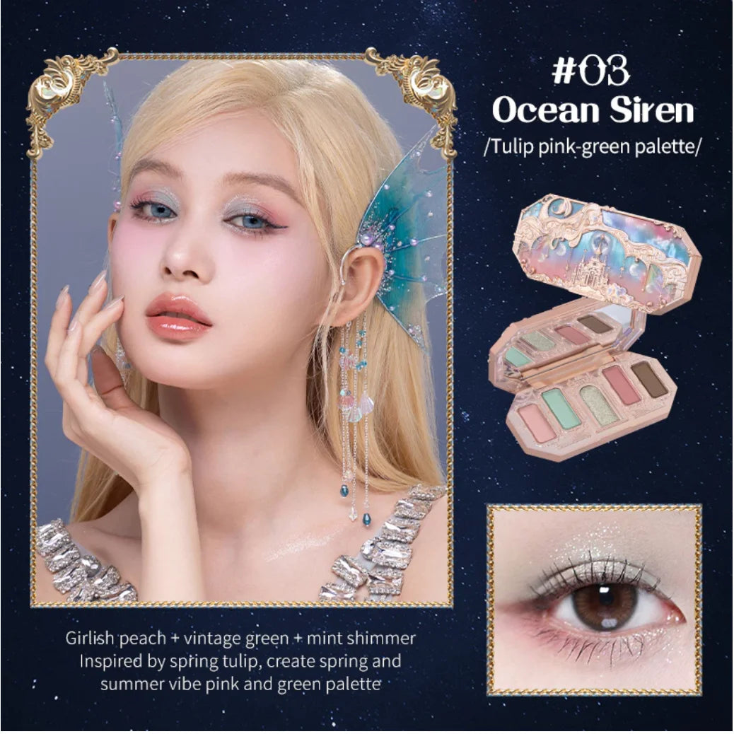 Five Color Glitter Eyeshadow