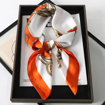 Scarf 70 70Cm Silk Square