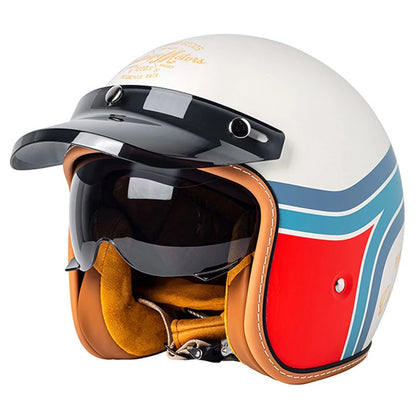 Semi-Open Jet Motorcycle Helmet