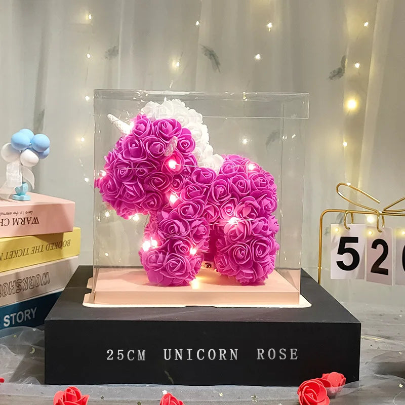 Simulated Rose Display