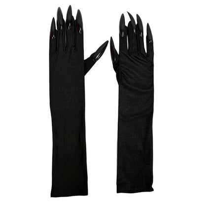 Elbow-Length Costume Claw Gloves