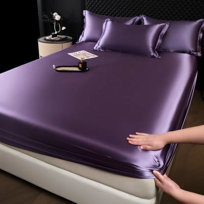 3-Piece Luxury Mulberry Silk Bed Sheet Set
