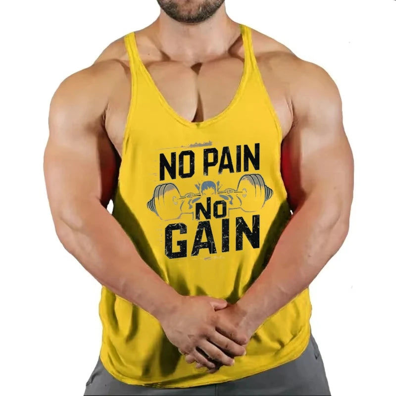 No Pain Gain Barbell Graphic