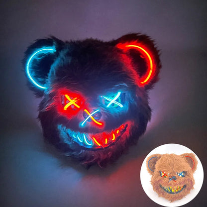 Glowing Bloody Animal Mask