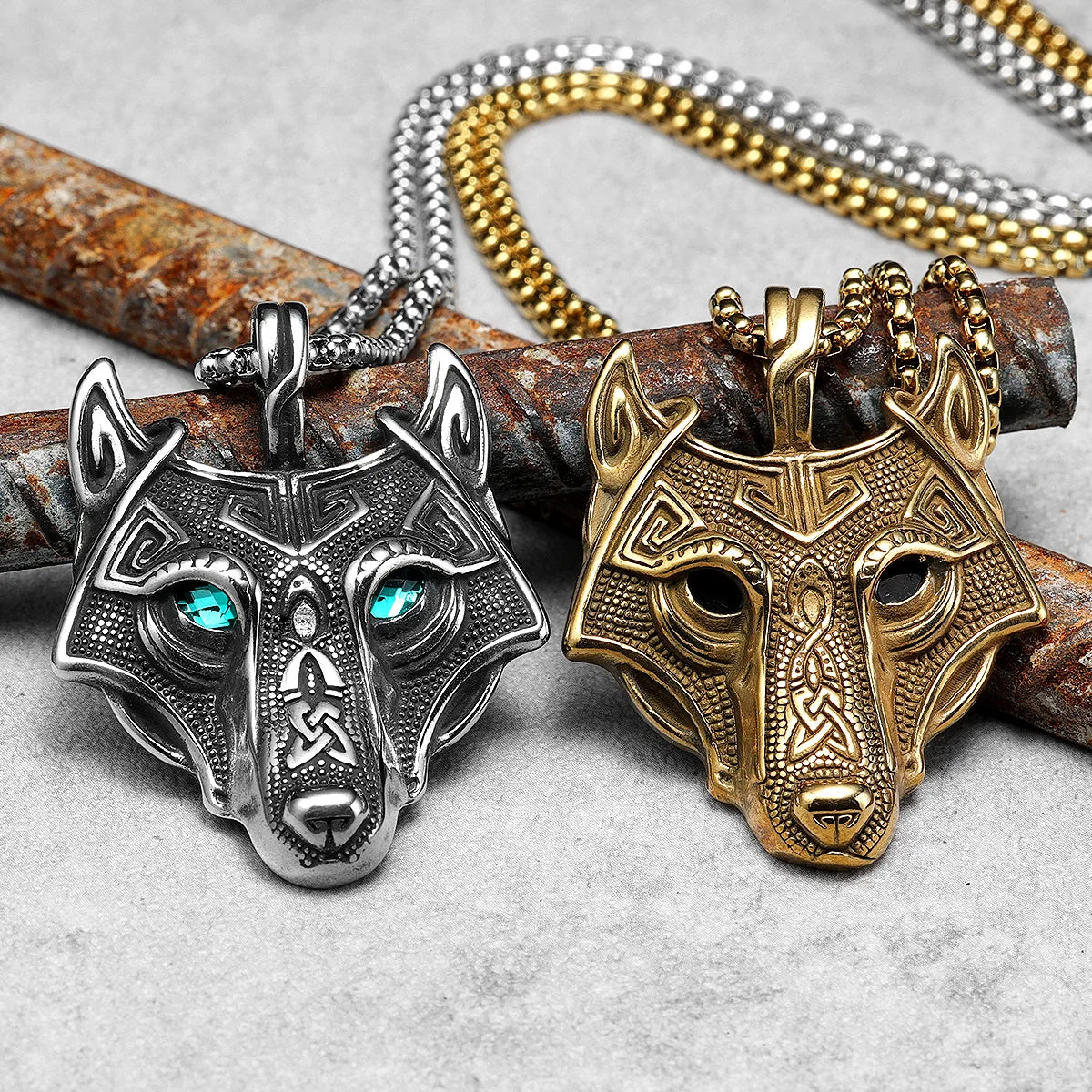 Metal Punk Animal Necklaces Pendant