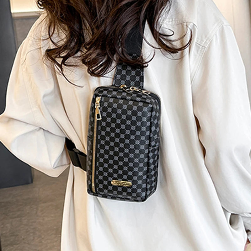 Multi-Zip Chest Bag