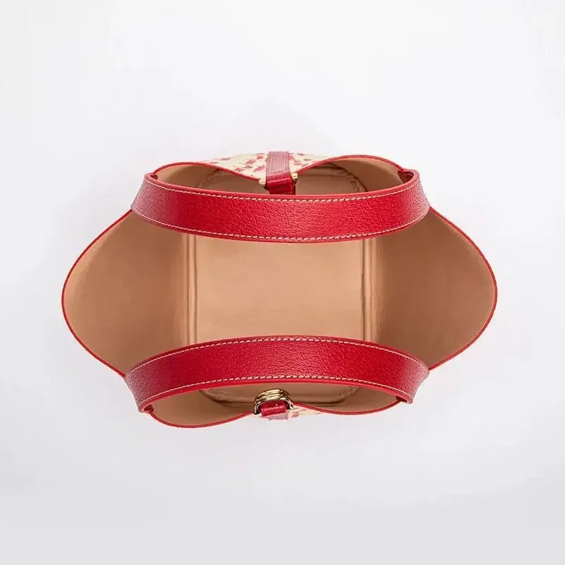 PVC Applique Bucket Tote