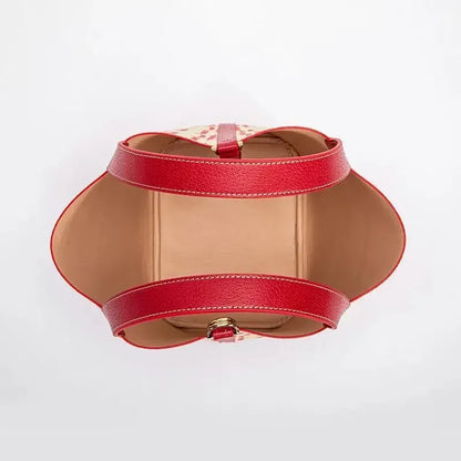 PVC Applique Bucket Tote