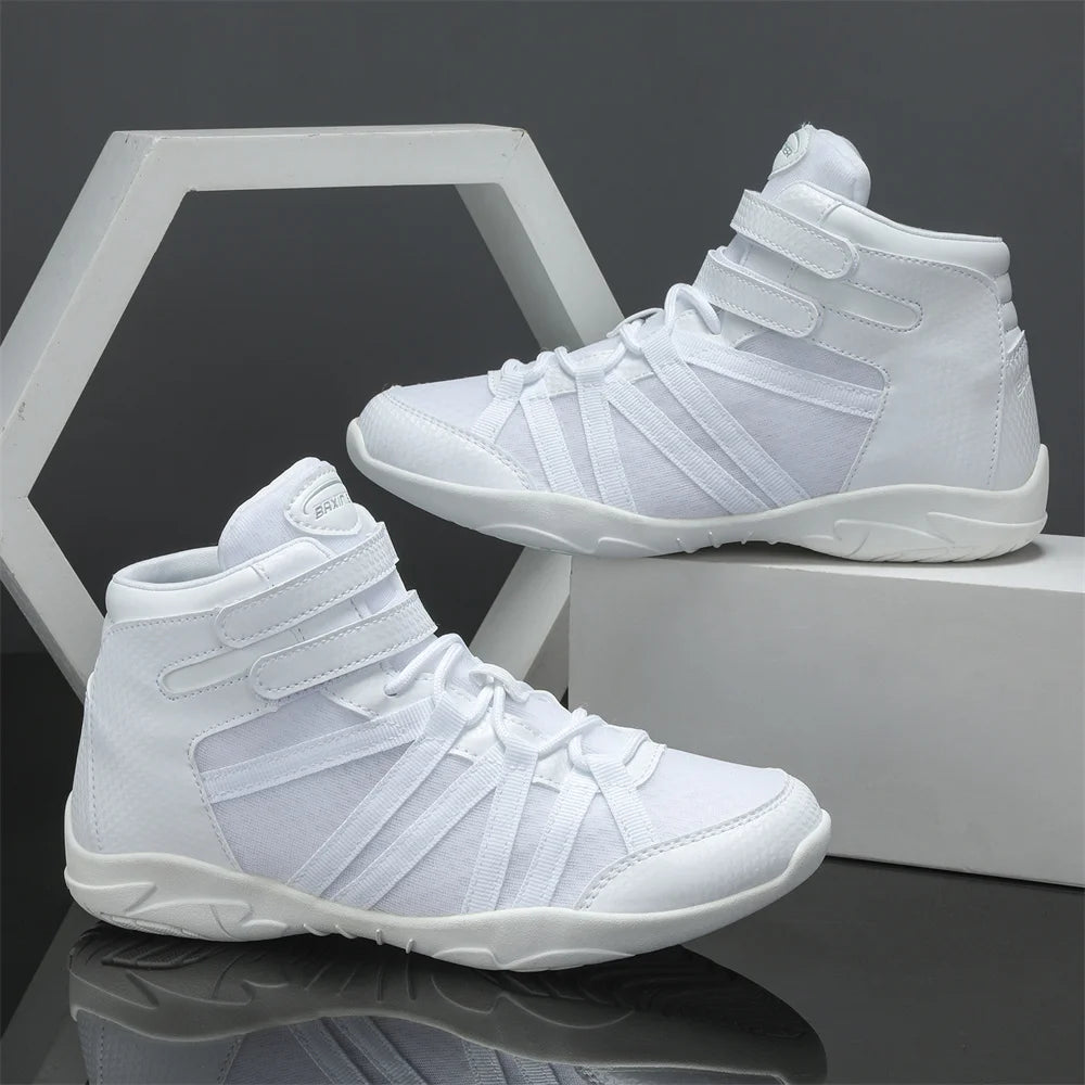 White High-Top Cheer Shoes
