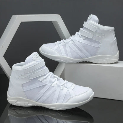 White High-Top Cheer Shoes