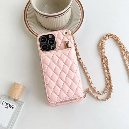 Crossbody PU Leather Case for iPhone 15 Pro Max | 15 Pro | 14 Pro Max | 14 Pro | 13 Pro Max | 13 Pro | 12 Pro Max | 12 Pro | 11 Pro Max