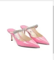 Pointed Toe Mule Heels