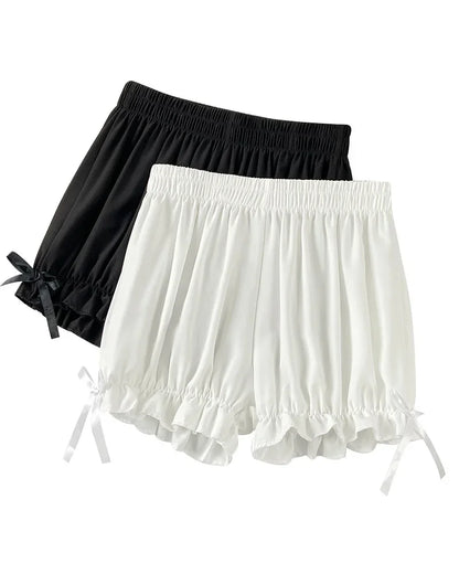 Silky Ruffle Bloomers Short