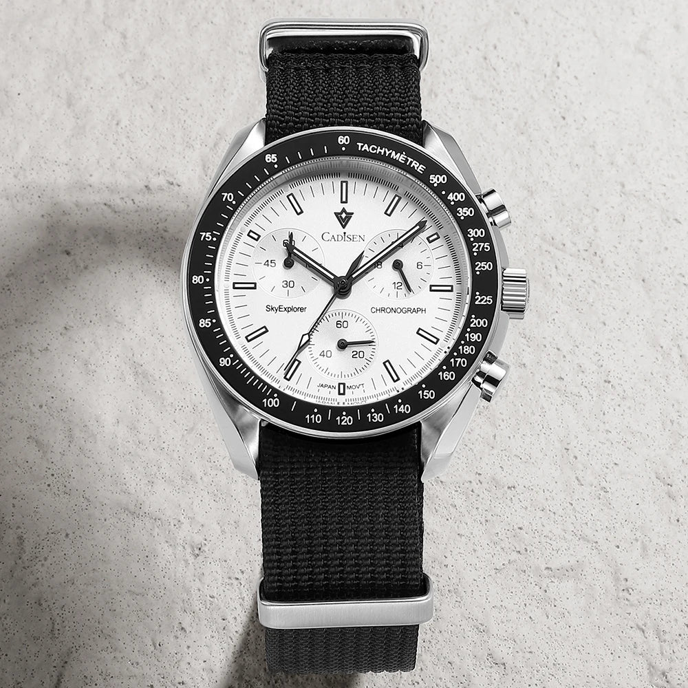 Cadisen Canvas Strap Chronograph