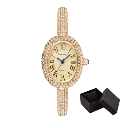 Oval Roman Watch