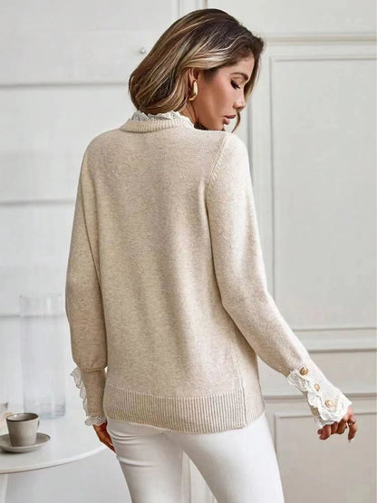 Round Neck Knit Sweater
