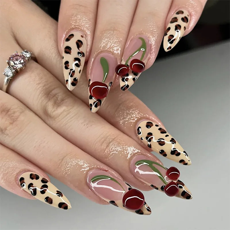 24Pcs French Ballerina Nail Tips