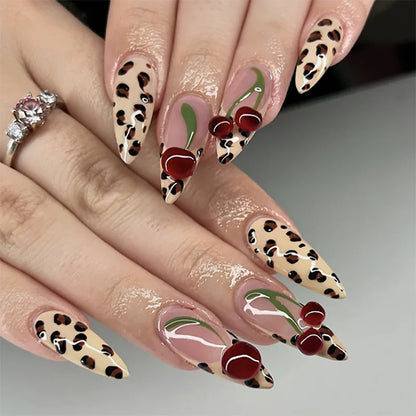 24Pcs French Ballerina Nail Tips