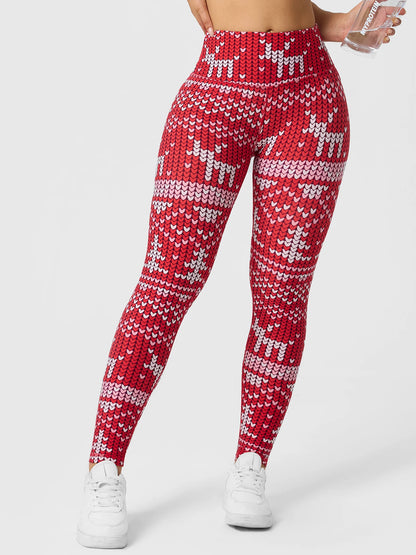 Christmas Print Holiday Leggings