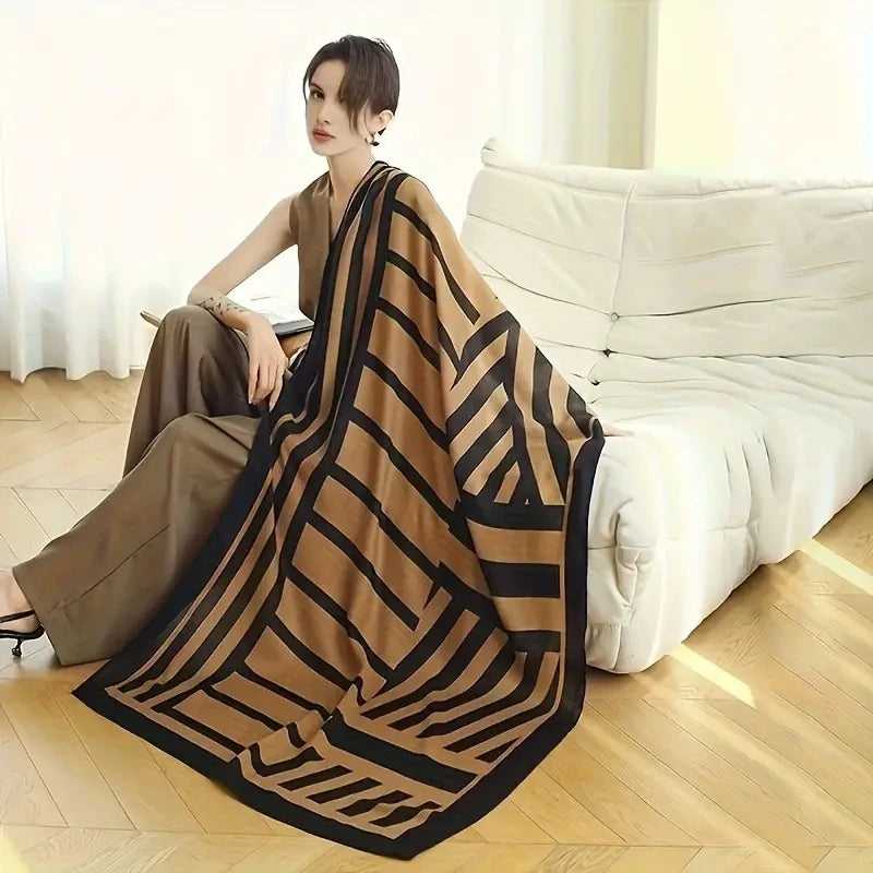 Lightweight Cotton Linen Shawl