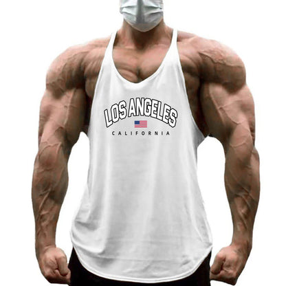 Y-Back Gym Tank Top Cotton