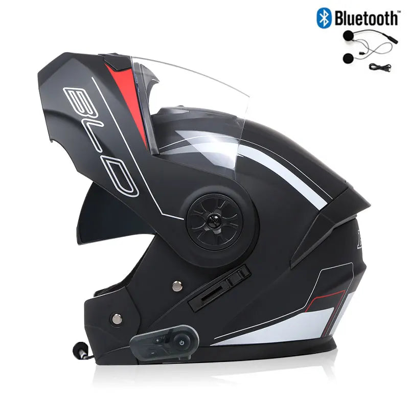 BLD Bluetooth-Ready Flip-Up Helmet